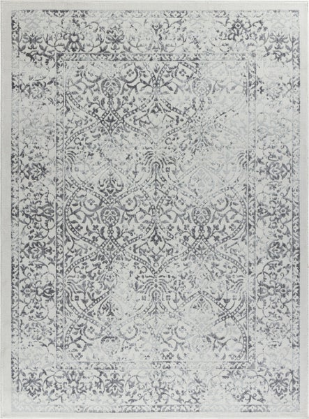 Vintage Orientalischer Teppich Grau/Elfenbein 200x275 cm HAZEL