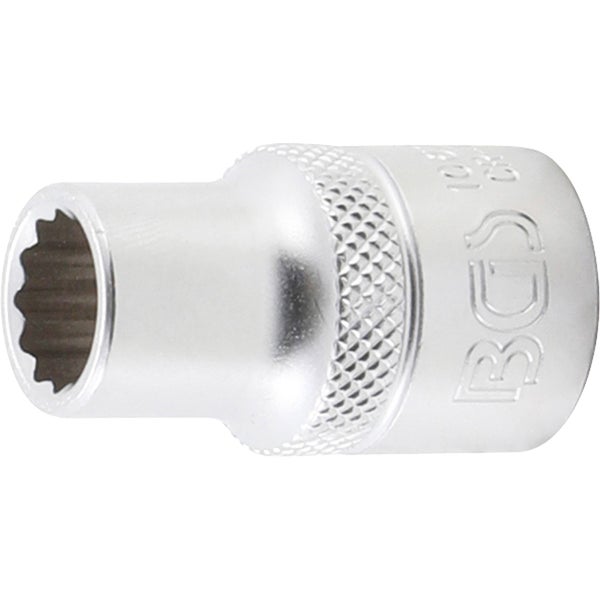 BGS Steckschlüssel-Einsatz Zwölfkant Antrieb Innenvierkant 12,5 mm (1/2) SW 11 mm - 10631
