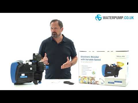 Tallas D-ECONCEPT Hauswasserwerk - 4.800 L/Std. - 900W - Förderhöhe 55 m - Schwimmer - Wasserfilter - Frequenzsteuerung - Geräuscharm