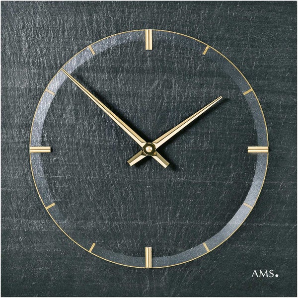 AMS 9516 Wanduhr klassisch 30 cm x 30 cm x 4 cm