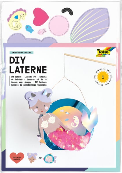 Folia Laternen-Bastelset Underwater Dreams