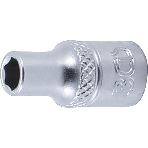 BGS Steckschlüssel-Einsatz Sechskant Antrieb Innenvierkant 6,3 mm (1/4) SW 5 mm - 2476