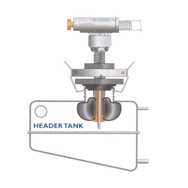 Schemazeichnung eines Ausdehnungsgefäßes