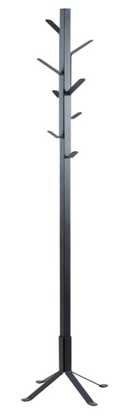 Vinston Garderobeständer in Metall schwarz lackiert 50 X 50 X 180 cm