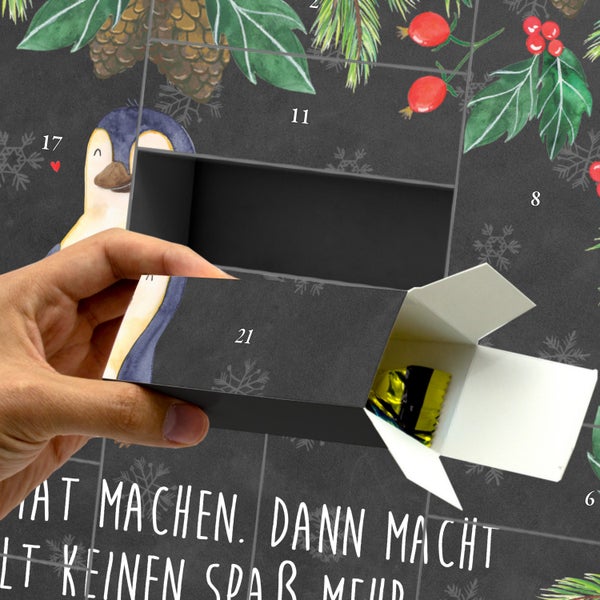Mr. & Mrs. Panda Befüllbarer Adventskalender Pinguin Diät - Schwarz