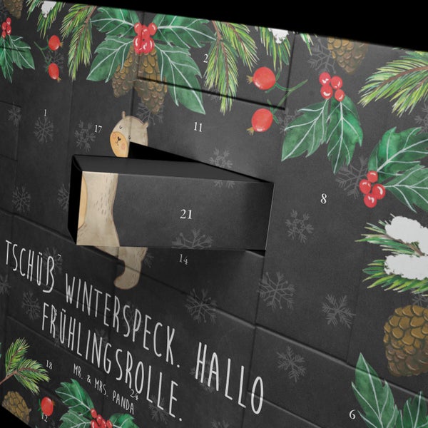 Mr. & Mrs. Panda Befüllbarer Adventskalender Otter Bauch - Schwarz