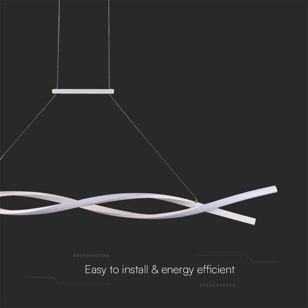 V-TAC VT-7822-W - Designer-Deckenleuchten - Designer-Hängelampen - IP20 - Weißes Gehäuse - 30 Watt