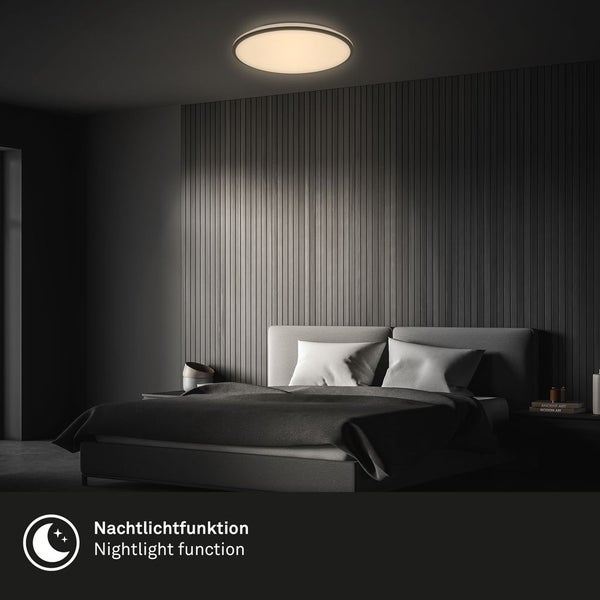 LED Deckenlampe LED Deckenleuchte Wohnzimmer Dimmbar Fernbedienung CCT Flur