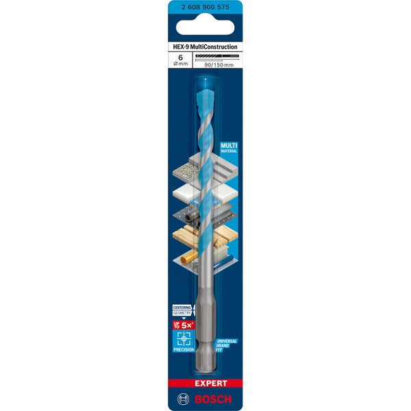 Bosch Expert HEX-9 MultiConstruction Bohrer 6 x 90 x 150 mm - 2608900575