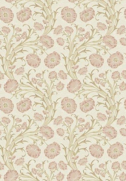 Borastapeter Tapete Mohnblumen Rosa - 53 cm x 10.05 m - 660968