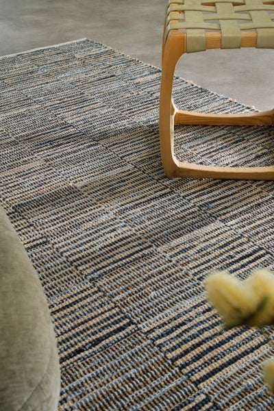 Handwebteppich Denim Blau Denim Blues WECONhome 160x230 cm