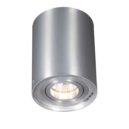 Zylindrische Deckenleuchte aus Metall