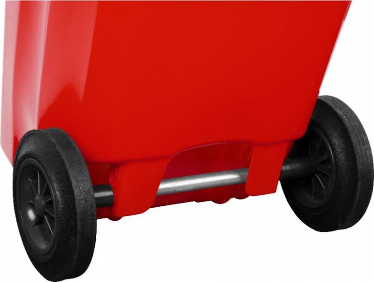 PROREGAL Mülltonne Mgb 120 Liter HDPE-Kunststoff Rot