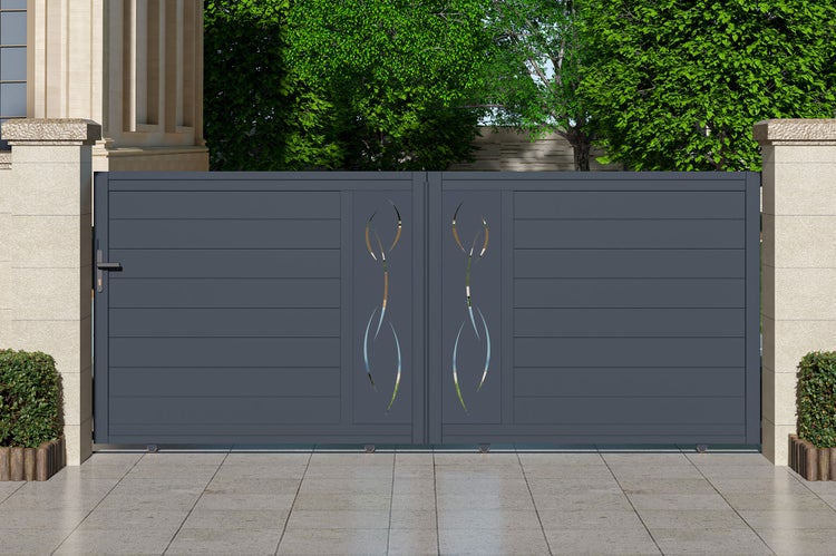 Detailansicht eines Leitersprossenfußes mit Gummierung