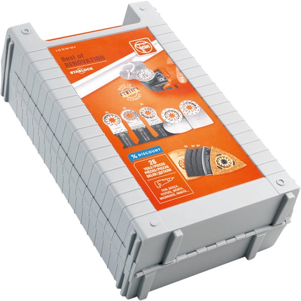 Fein Starlock Best of Renovation Set, 26-teilig