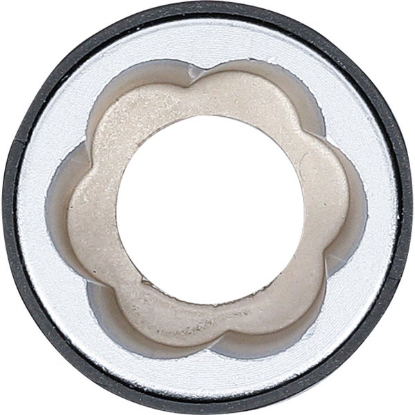 BGS Spiral-Profil-Steckschlüssel-Einsatz / Schraubenausdreher Antrieb Außensechskant 19 mm SW 19 mm - 7510-19