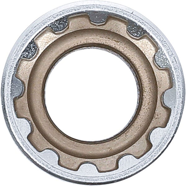 BGS Steckschlüssel-Einsatz Gear Lock Antrieb Innenvierkant 12,5 mm (1/2) SW 17 mm - 10217