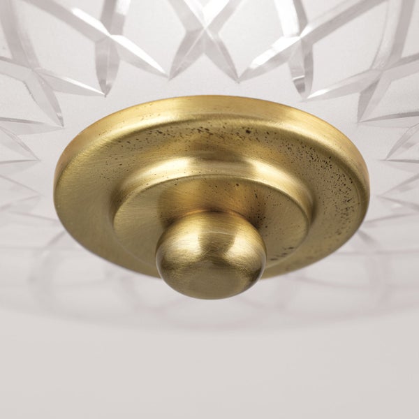Deckenleuchte 26 cm 1-flammig bronze
