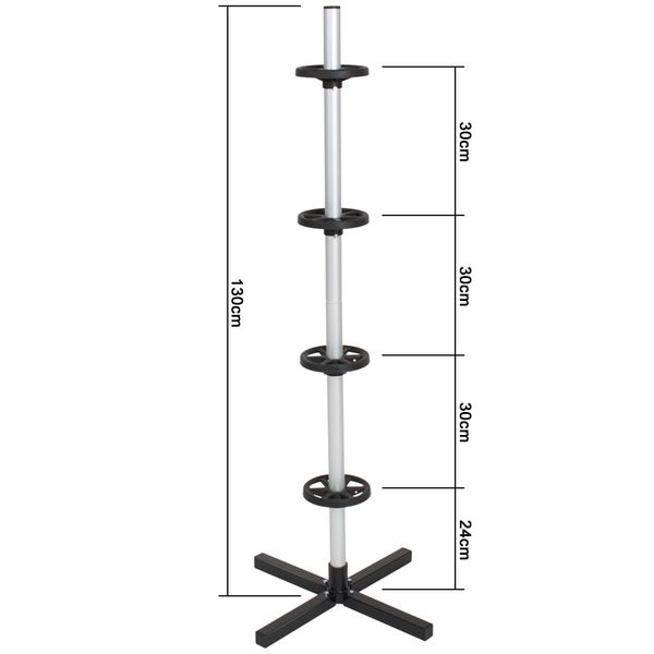 Felgenbaum tectake  einfache Montage aus Aluminium grau