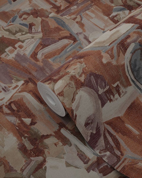 Tapetenrolle mit abstraktem Muster