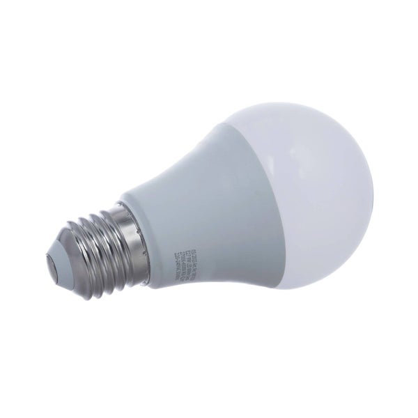 LED Leuchtmittel in Birnenform mit E27 Sockel, 9 Watt, einstellbare Farbtemperatur von 2700 bis 6500 Kelvin und RGB Farbwechsel.