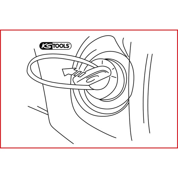 Steckschlüsselsatz mit verschiedenen Werkzeugen im schwarzen Koffer