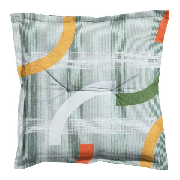 Sitzkissen Tess orange - Ca. 50x50 cm - 4er-Set