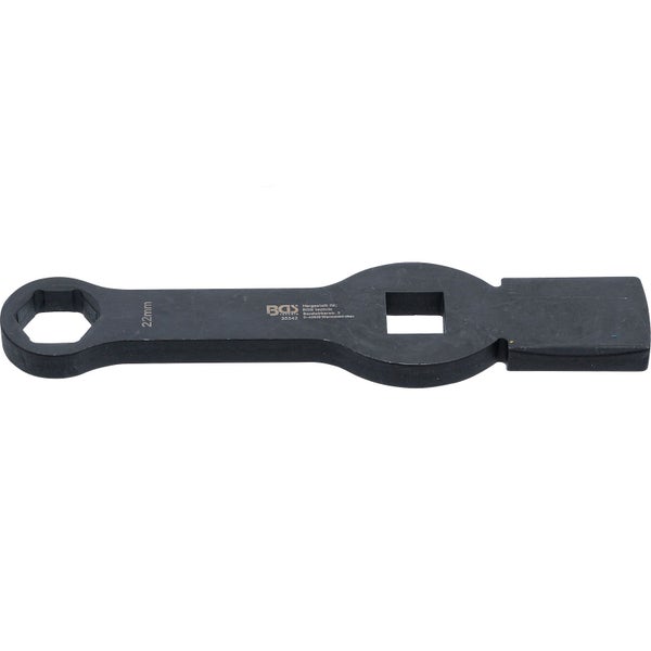 BGS Schlag-Ringschlüssel Sechskant mit 2 Schlagflächen SW 22 mm - 35342