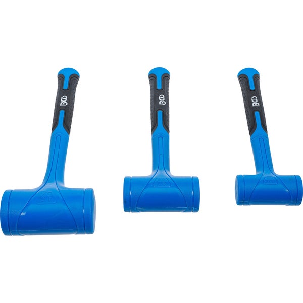 BGS Schonhammer-Satz rückschlagfrei Ø 47 / 55 / 65 mm 450 / 765 / 1.275 g 3tlg. - 74442