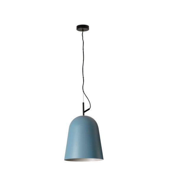 Pendelleuchte Studio in Blau und Schwarz-matt E27 290mm