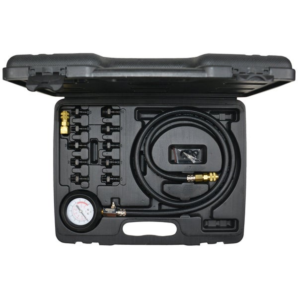 Kompressionsdruckprüfer Set in schwarzem Koffer