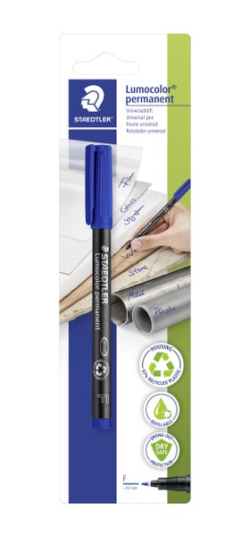 STAEDTLER Universalstift Lumocolor® permanent pen F 318 blau