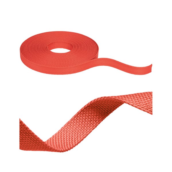 ULine Gurt 10m Dacron Textil Kupfer Orange