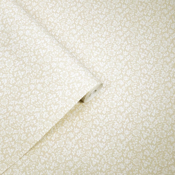 Tapetenmuster mit floralem Design und Farbbeispielen