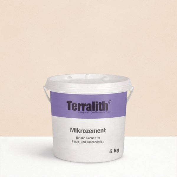 Terralith Mikro Zement Eimer, 5 kg, für Innen- und Außenbereich