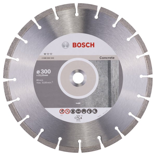 Bosch Trennscheibe für Beton mit 300 Millimeter Durchmesser