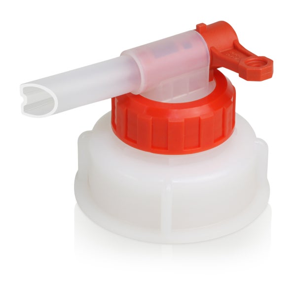 Auslaufhahn für Kanister mit Schraubverschluss