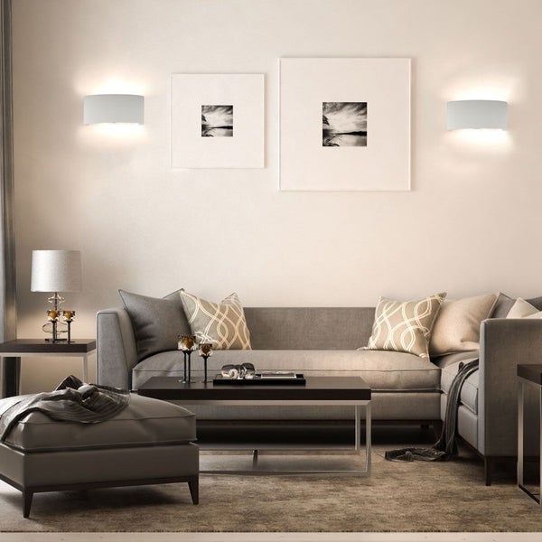 V-TAC VT-846-W-N - Semi-ovale LED-Wandleuchten - Bridgelux - IP65 - Weiß - 5W - 630 Lumen - 3000K