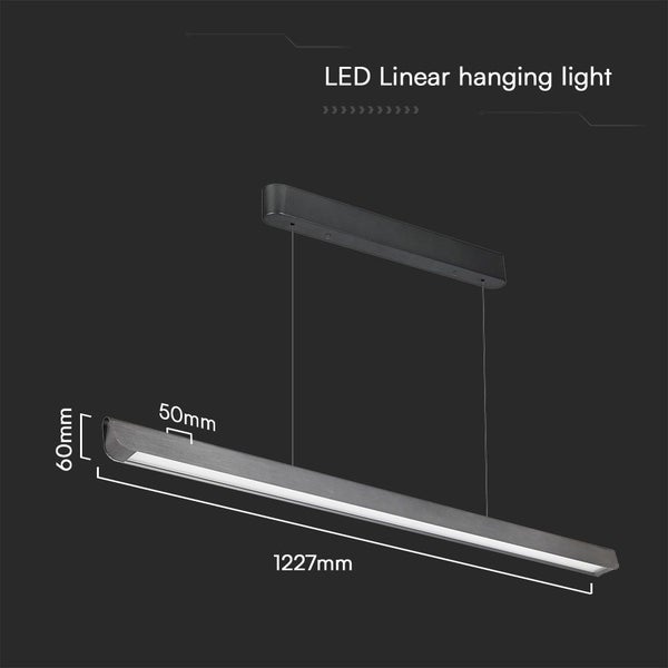V-TAC VT-7-35-MG - Linearleuchten - 3 IN 1 Linearleuchte - Samsung - IP20 - Mattgrau - 36 Watt -