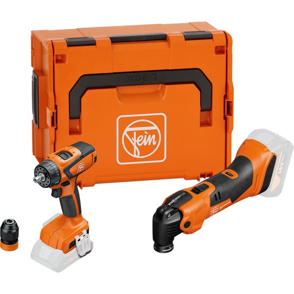 Fein Akku-Bohrschrauber und Multitool Set mit L-Boxx