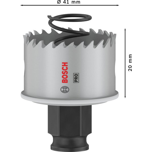 Bosch Logo Metallsäge mit 41 Millimeter Durchmesser und 20 Millimeter Höhe