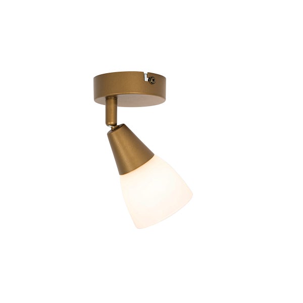 Deckenleuchte aus Metall mit einem Lichtpunkt