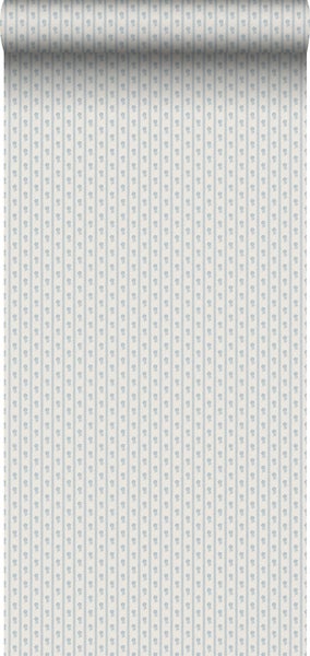 Borastapeter Tapete Blumen Blau - 53 cm x 10.05 m - 662673