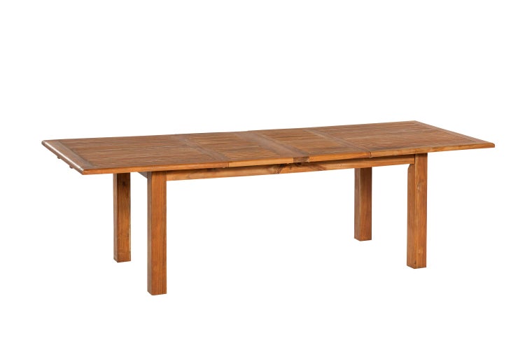 Ausziehbarer Gartentisch aus Holz