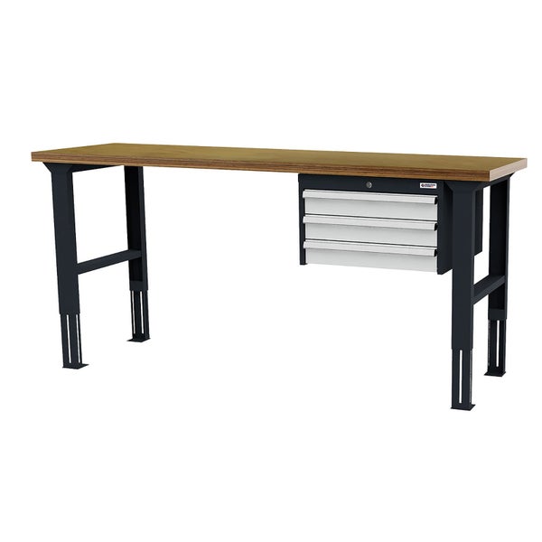 Farbrührer aus Metall mit Sechskantschaft zum Anmischen von Farben und Lacken.