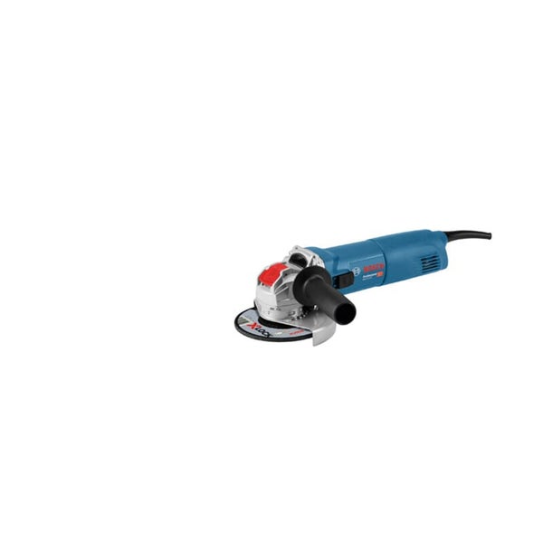 Bosch Professional Winkelschleifer mit X LOCK System für präzises Trennen und Schleifen von Metall und Stein.