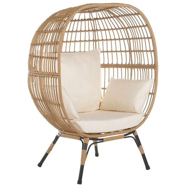 Gartenstuhl VEROLI Polyrattan Beige