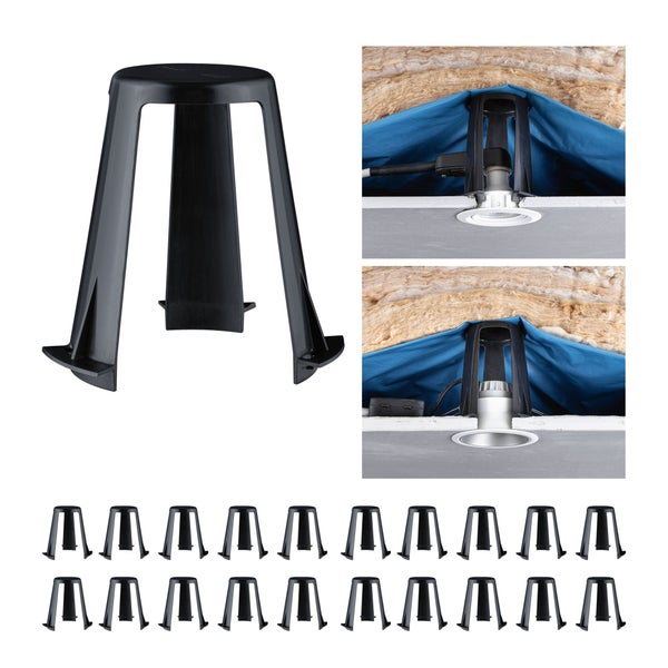 Set aus LED Unterbauleuchten und verschiedenen Eckverbindern für eine flexible Eckbeleuchtung in Regalen und Vitrinen.