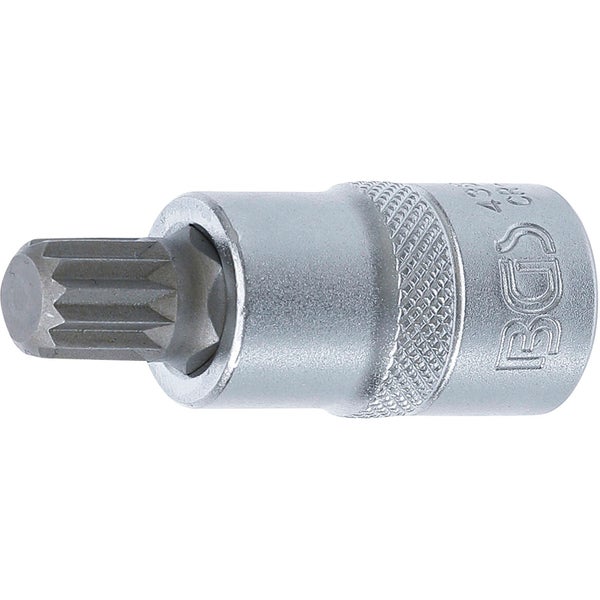 BGS Bit-Einsatz Antrieb Innenvierkant 12,5 mm (1/2) Innenvielzahn (für XZN) M12 - 4354