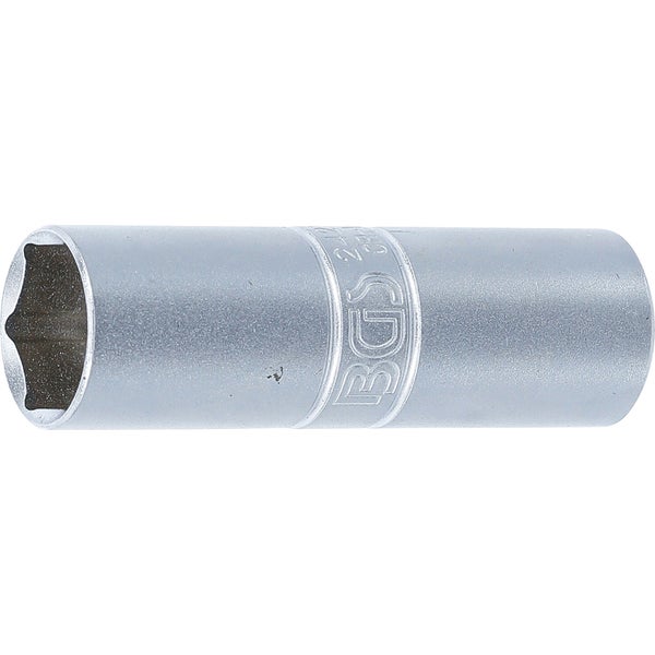 BGS Zündkerzen-Einsatz Sechskant dünnwandig Antrieb Innenvierkant 12,5 mm (1/2) SW 16 mm - 2425